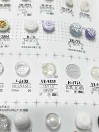 VE9539 Diamond Cut Button For Dyeing IRIS Sub Photo
