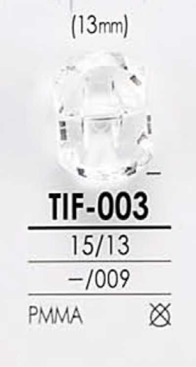 TIF003 Diamond-Cut Button