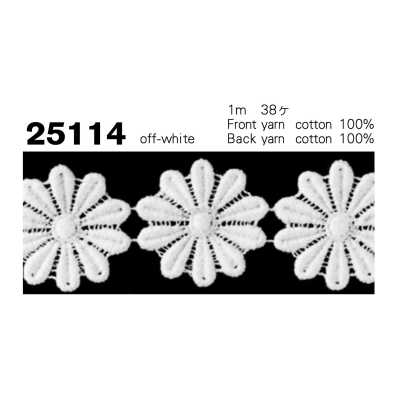 25114 Narrow Chemical Lace