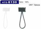 472-6130 Button Loop Braid Type Total Length 40 Mm (10 Pieces)