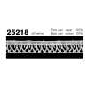 25218 Narrow Width Chemical Lace