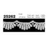 25262 Narrow Chemical Lace