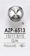 AZP6513 Crystal Stone Button