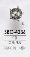 SBC4236 Crystal Stone Button