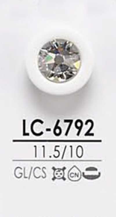 LC6792 Dyeable Crystal Stone Button