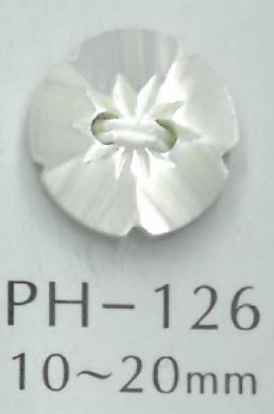 PH126 2-hole Flower Shell Button