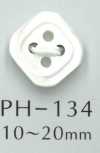 PH134 Diamond-shaped Shell Button With 4-hole Border