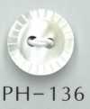 PH136 2-hole Notched Shell Button