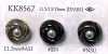 KK8567 Flower Motif Metal Button