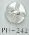 PH242 2-hole Flower-shaped Shell Button