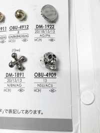 OBU4909 Skull Type Metal Button IRIS Sub Photo