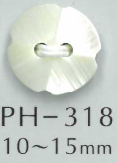 2-hole Chamfered Shell Button
