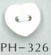 PH326 Heart-shaped Shell Button