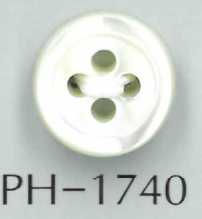 PH1740 Size 17, 4mm-thick Shell Button