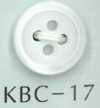 KBC-17 BIANCO SHELL 4 Holes 17 Shell Button