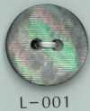 L-001 2 Hole Sharp Line Shell Button
