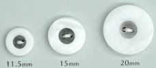 WB127 2-hole Freshwater Shell Shell Button With Rim
