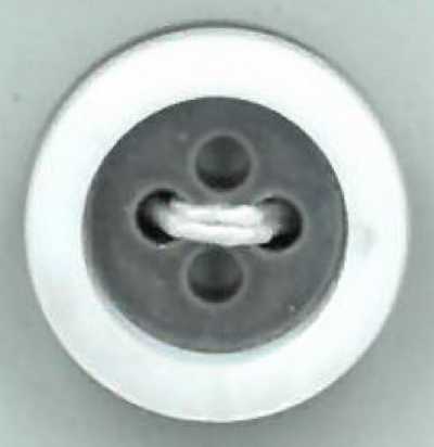 WB1740 17-size 4mm-thick Freshwater Shell Rim Button