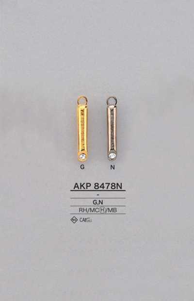 AKP8478N Rhinestone Cylindrical Zipper Pull Tab