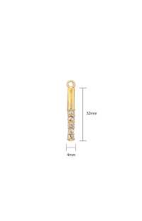 AKP8475N Rhinestone Cylindrical Zipper Point (Pull Tab) IRIS Sub Photo