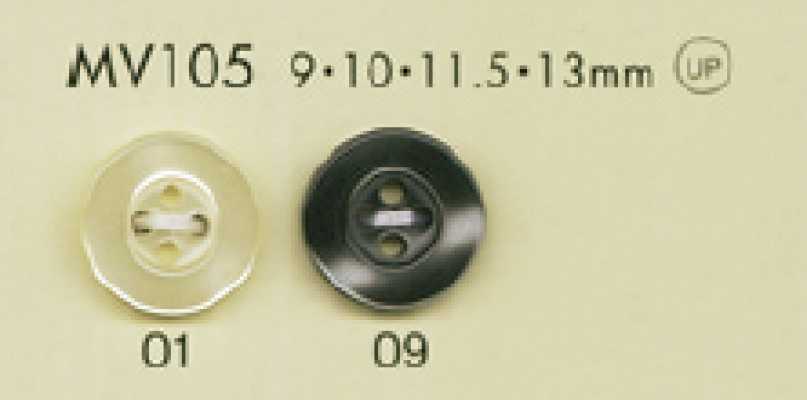 MV105 DAIYA BUTTONS Shell-Style Polyester Button
