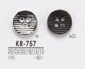 KR757 4-hole Metal Button