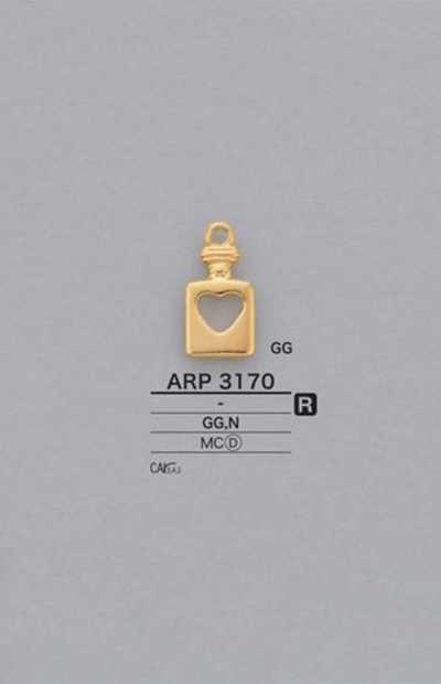 ARP3170 Heart Zipper Pull Tab