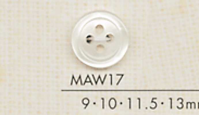 MAW17 DAIYA BUTTONS Shell-Style Polyester Button