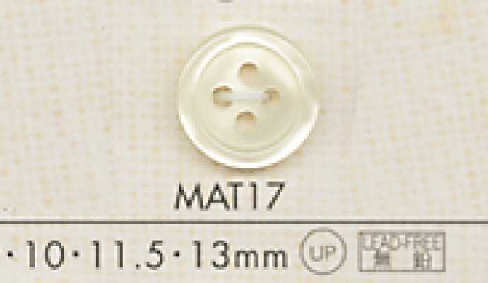 MAT17 DAIYA BUTTONS Shell-Look Polyester Button