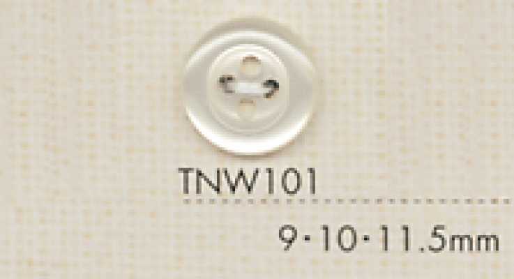 TNW101 DAIYA BUTTONS Heat-Resistant Shell-Look Polyester Button