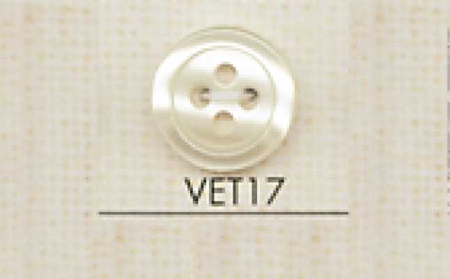 VET17 DAIYA BUTTONS Shell-like Polyester Button