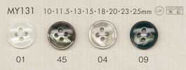 MY131 DAIYA BUTTONS Shell-style Polyester Button