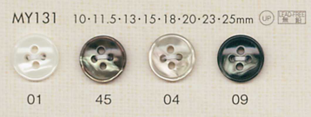 MY131 DAIYA BUTTONS Shell-style Polyester Button