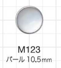 M123 Pearl Top Parts Knit Hook Standard Type 10.5mm[Press Fastener/ Eyelet Washer] Morito Sub Photo
