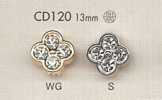 CD120 Bijou Flower-shaped Button