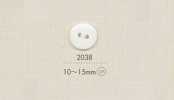 2038 DAIYA BUTTONS 2-hole Flat Polyester Button