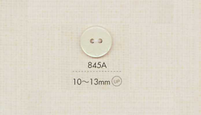 845A DAIYA BUTTONS Flat 2-hole Polyester Button (Floral Pattern)