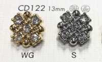 CD122 Rhinestone Bijou Button DAIYA BUTTON Sub Photo