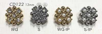CD122 Rhinestone Bijou Button