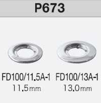 FD100 Top Parts[Press Fastener/ Eyelet Washer] Morito Sub Photo