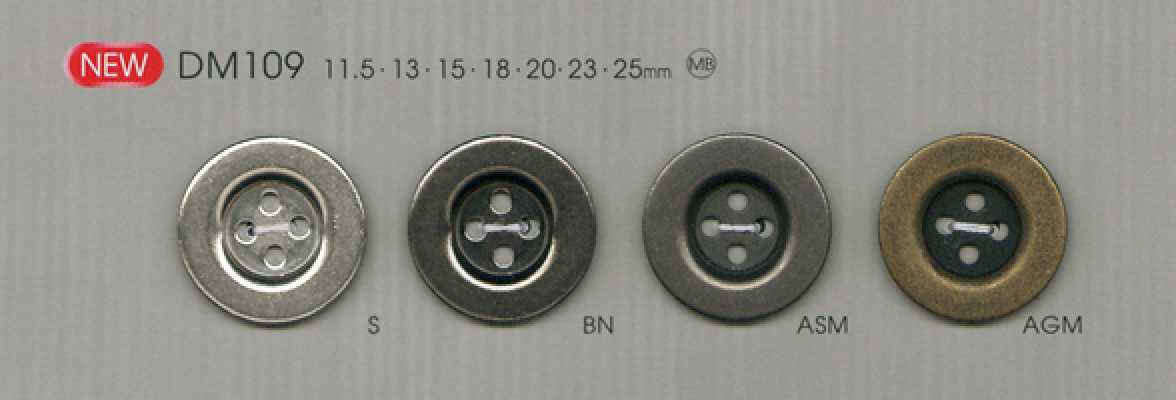 DM109 Simple Metal Button For Shirts And Jackets