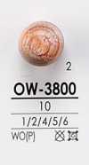 OW-3800 Colorful Sphere Wood Button