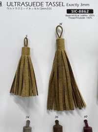 SIC-8862 Ultrasuede Tassel 3mm[Ribbon Tape Cord] SHINDO(SIC) Sub Photo