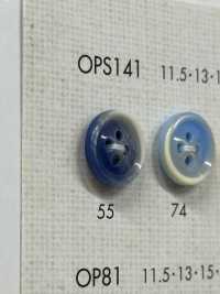 OPS141 Colorful 4-hole Polyester Button DAIYA BUTTON(DAIYA BUTTON) Sub Photo