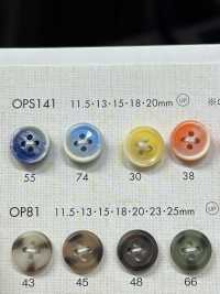 OPS141 Colorful 4-hole Polyester Button DAIYA BUTTON(DAIYA BUTTON) Sub Photo