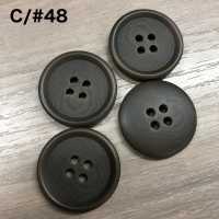 MYP54 Simple Matte 4-hole Polyester Button DAIYA BUTTON Sub Photo