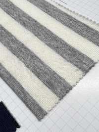 108 Yarn-dyed 40/2 Cotton Jersey Horizontal Stripes[Textile / Fabric] VANCET Sub Photo