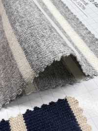 109 Yarn-dyed 40/2 Cotton Jersey Horizontal Stripes[Textile / Fabric] VANCET Sub Photo