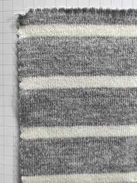 109 Yarn-dyed 40/2 Cotton Jersey Horizontal Stripes[Textile / Fabric] VANCET Sub Photo