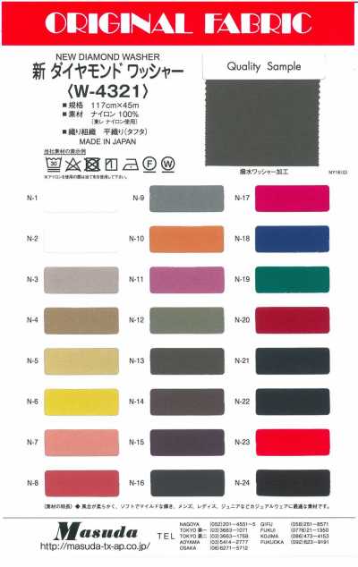 W-4321 New Diamond Washer Finish